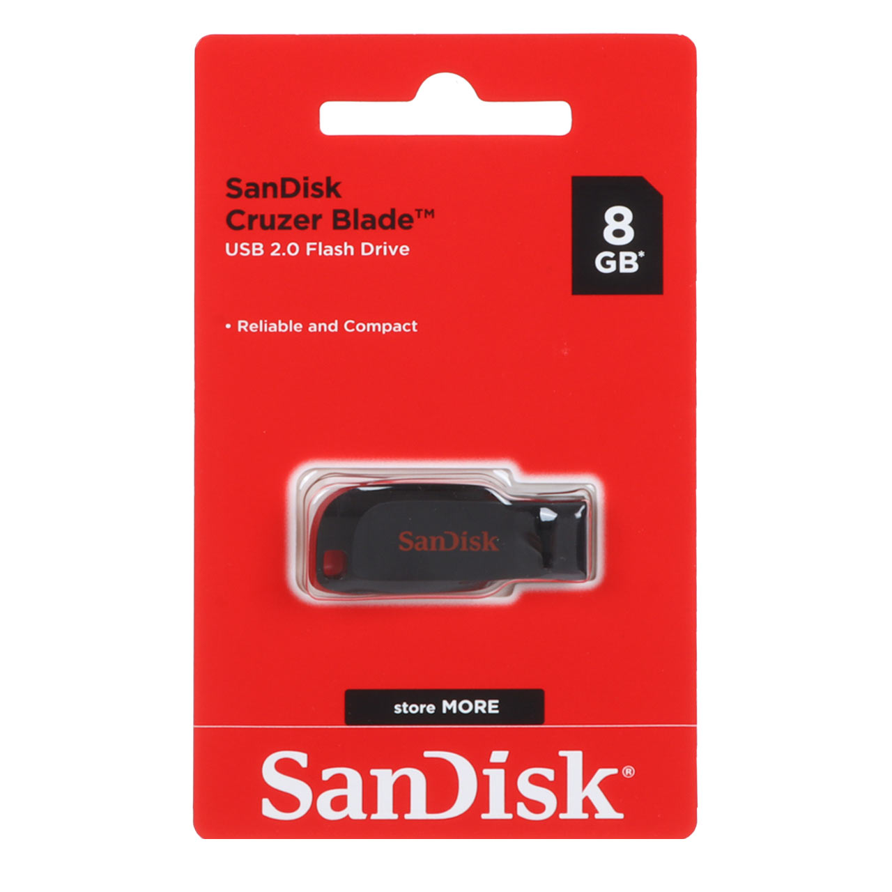 SanDisk Cruzer Blade USB2.0 Flash Memory - 8GB (گارانتی سورین)